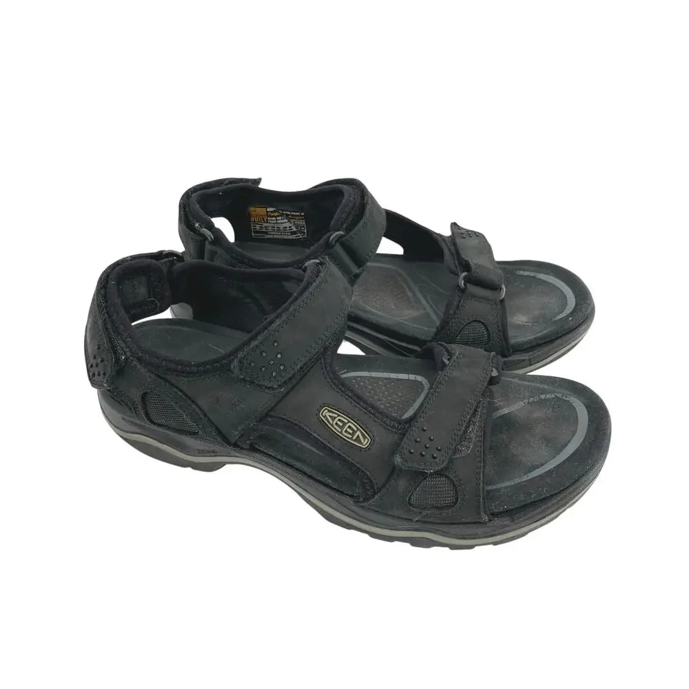 KEEN Rialto 3 Point Sandal‎ Outdoors 1016642 Black Men's 12M Hiking Outdoor